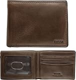 Fossil Wallet - Front Pocket Extended Bifold (Color: Dark Brown)