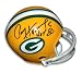 Autographed Paul Hornung Green Bay Packers Throwback Mini Helmet Inscribed 5 And Hof 86