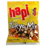 Hapi Tokyo Mix Rice Crackers, 3-Ounce Bags (Pack of 12)