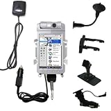 Car / Auto Multi Adapter Mount Holder GPS Navigation Kit for the Sony Clie NX80V with built in charger - Gomadic Brand