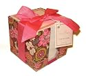 Take Note Cube with 600 Loose Note Papers in Mod Floral Pink