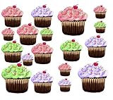 Cupcakes Multi Large Repositionable Wall Mural Decals by Sherri Blum