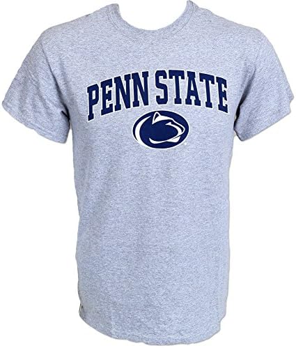Penn State T Shirt Arching Over Lion Head Gray - XL - Gray