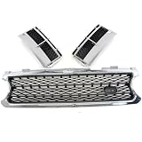 06-09 Land Rover Range Rover HSE Front and Side Vent Grille Chrome + Black by Generic Product