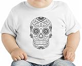 Sugar skull オーガニックベビーTシャツ 12 - 18 Months
