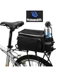 Black Multi-functional Bicycle Rear Seat Trunk Bag Shoulder Handbag Bag Pannier