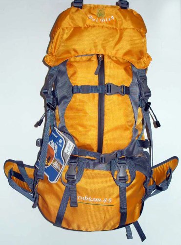 New Camping Hiking Backpack Travel Sport Gear Equipment,Orange