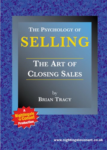 City Travel Guides Discounted  Books : The Psychology of Selling:(Abridged Single CD) Nightingale Conant Brian Tracy