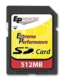 ACP-EP Memory 512MB Extreme Performance Secure Digital Card (SD) - EPSD/512-HS