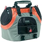Petego Universal Sport Bag Plus Pet Carrier, Orange/Silver