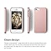 iPhone SE case, elago [Slim Fit 2][Soft Feel Rose Gold] - [Light][Minimalistic][True Fit] - for iPhone SE/5/5S