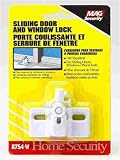 Tools & Hardware : MAG #8754-W Sliding Door & Window Lock