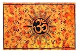 IMAGE OF Om Sun ~ Tie-Dye Tapestry ~ 60 x 90 in.