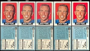 1964 Topps Regular (Football) Card# 30 Jack Kemp - sp of the Buffalo Bills ExMt Condition