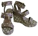 Coach Op Signature Maralee Khaki Brown Wedges