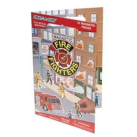  Magnetic Firefighters Playset