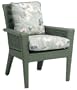 Peninsula Collection Dining Chair with Cushions, Set of 2