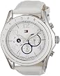 Tommy Hilfiger Watches 1781052 - Reloj de mujer de cuarzo, correa de acero inoxidable color blanco