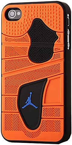 EHIPI Iphone 4S Case,Michael Air Jordan Apple Iphone 4S Case Cover 3D Sneaker Sole Rubber,iPhone 4S Skin Silicone Case Rubber Soft 3D Case (Iphone 4S case-5)