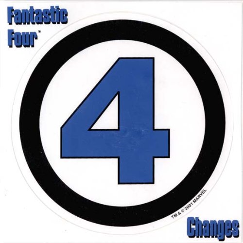 fantastic 4 logo. Fantastic Four - Logo Decal