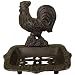 Rooster Motif Cast Iron Antique Look Soap Dish