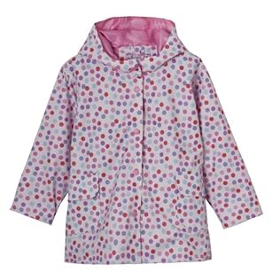 Girls' Dot Print Rainwear - Pink