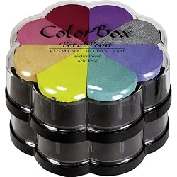 Clearsnap Colorbox Pigment Petal Point Option Pad, Enchantment, 8 Colors Per Pad