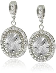 Freida Rothman Belargo Jewelry "MADISON" Silver Opera Drop Earrings