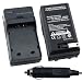eForCity BATTERY CHARGER Compatible with Panasonic Lumix DMC-FZ18, DMC-FZ28, DMC-FZ30, DMC-FZ35, DMC-FZ38, DMC-FZ50, DMC-FZ7, DMC-FZ8