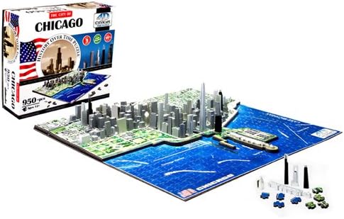 4D Cityscapes Chicago, USA Puzzle