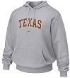 Texas Longhorns Apparel Classic Grey Embroidered Hooded Sweatshirt By Nike Team Sports