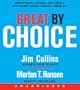 Great By Choice Unabridged Cd