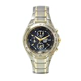 Seiko Hommes SNAB93P1 acier inoxydable analogique avec cadran bleu