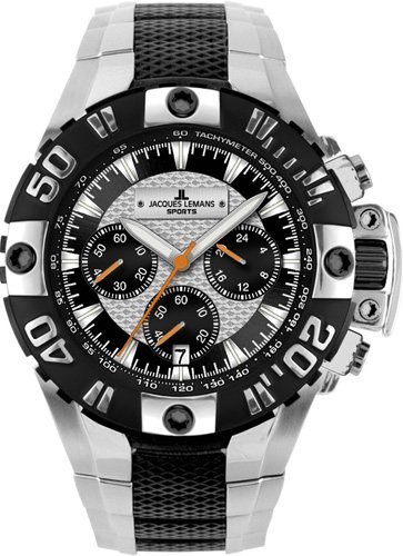 Jacques Lemans POWERCHRONO 2008 Herrenarmbanduhr 1-1377A Preisvergleich