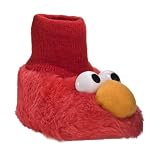Toddlers' Elmo Socktop Slippers - Red (XS)