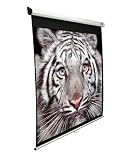 Projector Screens:Elite Screens M150XWV2 Manual Pull-Down Screen (150-Inch 4:3 Aspect Ratio) (White Case)