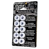 Polystar 10-Pack Plastic Prewound Style SA156 / 15J (PWB250) Sewing Embroidery Bobbins For Brother, Singer, Janome and Babylock Embroidery Machines