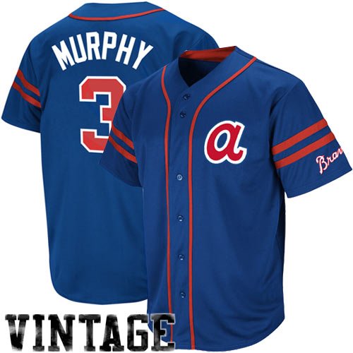 Dale Murphy Atlanta Braves Majestic Cooperstown Heater Jersey