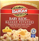 IDAHOAN BABY REDS Gluten Free Instant Mashed Potatoes (9 FAMILY-SIZED Pouches Box Net Wt 36.9 OZ):