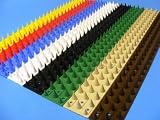 Fence Wall Spikes: Pack of 10 (4.5M to 13.5M) - BROWN