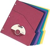 Smead 75402 Campus.org Project Files - 5 Pack, Assorted Colors
