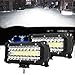 LED Driving Lights 7 Inch Triple Row Spot Flood Combo Beam 300W LED Light Bars Work Light Pods Fog Lights Waterproof for Truck ATV UTV SUV Jeep Trailer Tractor, 2pcs