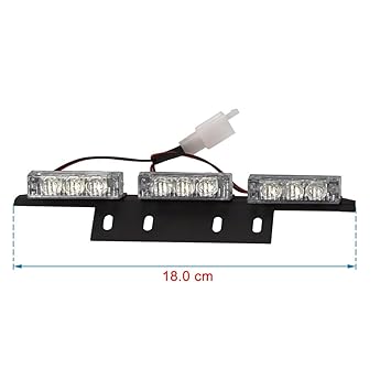 Rupse 54 LED Einsatzfahrzeug Blitzleuchten Lichtbalken für Deck Dash