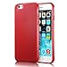 technext020 iPhone 6S Red Case, Shockproof Ultra Slim Fit Silicone TPU Soft Gel Rubber Cover Shock Resistance Protective Back Bumper for iPhone 6 Red