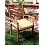 Ewins Premium Indoor/Outdoor Dining Chair Cushion - Wheat