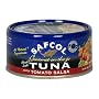 SAFCOL Chunk Light Tuna with Tomato Salsa, 6-Ounce Cans (Pack of 12)