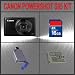 Canon PowerShot S95 Digital Camera + Huge Accessories Package Including 16GB SDHC Memory Card + High Capacity Replacement Lithium-Ion Battery + Hi-Speed SD Card Reader + Kit
