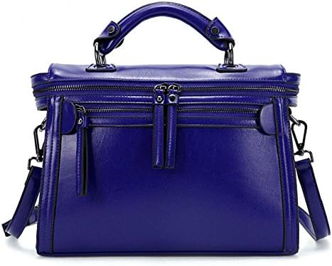 Towallmark(TM)Occident Trend Fashion Ladies Women Leather Handbag Shoulder Diagonal Bag (Blue)