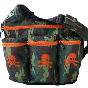 Diaper Dude Skull & Cross Bones Diaper Bag - Camo-Camo