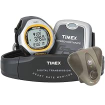 Timex 5J985 Bodylink Trail Runner displays Navigational, Heart Rate and Speed + Distance Data Bundled WITH 5G751 Data Recorder 2